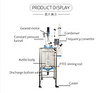 Mini Pyrolysis Reactor Double Glass Reactor Bioreactor Prices