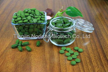 Organic chlorella tablets