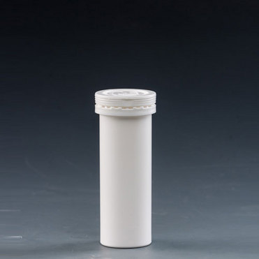 84mm height empty white plastic vitamin medicine packaging effervescent tablet tubes with desiccant