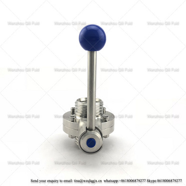 Sanitary Ss Clamp/Weld/Thread Connection Butterfly Valve