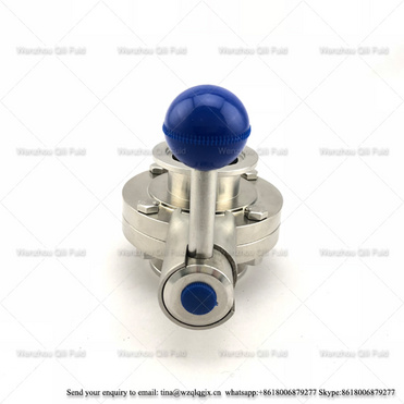 Sanitary Ss Clamp/Weld/Thread Connection Butterfly Valve