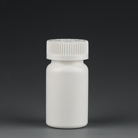 Free Samples White Plastic Capsule Jar HDPE 60ml Plastic Capsule Container Bottle for Capsules