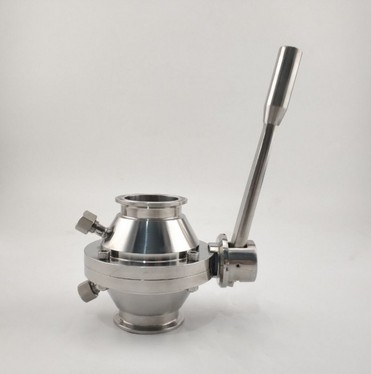 4" 316L Stainless Steel Sanitary Tri-Clamped Ball Valve