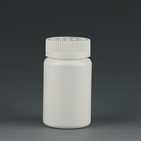 Wholesale Empty Round White HDPE Capsules Tablets Bottle 45ml 60ml 75ml 85ml 100ml 150ml 200ml Plast
