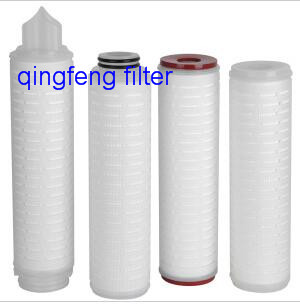 Microporous Hydrophobic PTFE Membrane Pleated Filter Cartridge for Pharmaceutical  