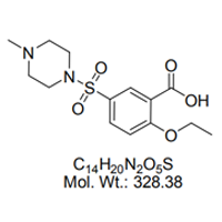 2-Ethoxy-5-(4-methyl-1-piperarzi-nylsulfonyl)benzoic acid