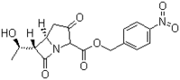 p-Nitrobenzyl-6-(1-hydroxyethyl)-1-azabicyclo(3.2.0)- heptane-3,7-dione-2-carboxylate (BCK)