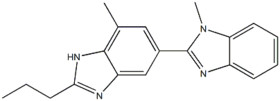 2-n-Propyl-4-methyl-6-(1-methylbenzimidazole-2-yl)- benzimidazole