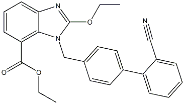 Ethyl 2-ethoxy-1-[(2'-cyanobiphenyl-4-yl)methyl]- -1H-benzimidazole-7-carboxylate ( Ethyl C6)