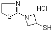 1-(4,5-Dihydro-2-thiazolyl)-3-azetidinethiol hydrochloride