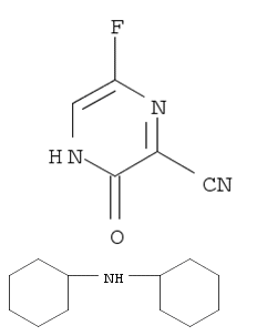 6-Fluoro-3-hydroxypyrazine-2-carbonitrile    dicyclohexylamine salt