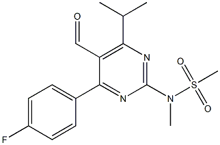 4-(4-Fluorophenyl)-6-isopropyl-2-[(N-methyl-N- methylsulfonyl)amino]pyrimidinyl-5-yl-formyl (Z8)