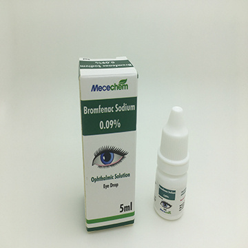 Bromfenac Sodium Eye Drops  0.07% - 3ml，0.09% - 1.7ml, 2.5ml, 5ml，0.1% - 5ml