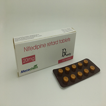 Nifedipine Retard Tablets 20mg, 30mg