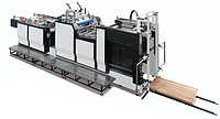Automatic Laminating Machine Model YFMA-760L with side pull gauge and flail cutter