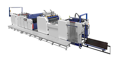 Automatic Chain Cutter Laminating Machine Model YFMA-1100LC