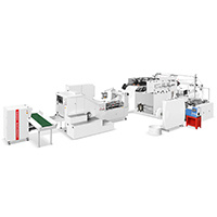 RZFD-330T Fully Automatic Square Bottom Paper Bag Machine with Handle inline
