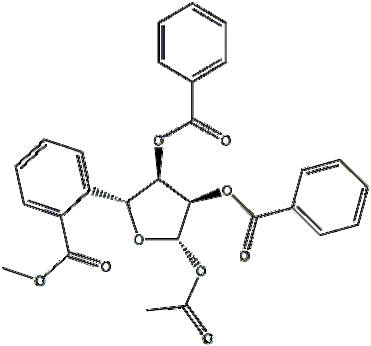 beta-D-Ribofuranose 1-acetate 2,3,5-tribenzoate