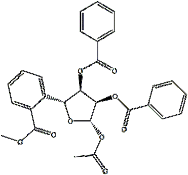 beta-D-Ribofuranose 1-acetate 2,3,5-tribenzoate