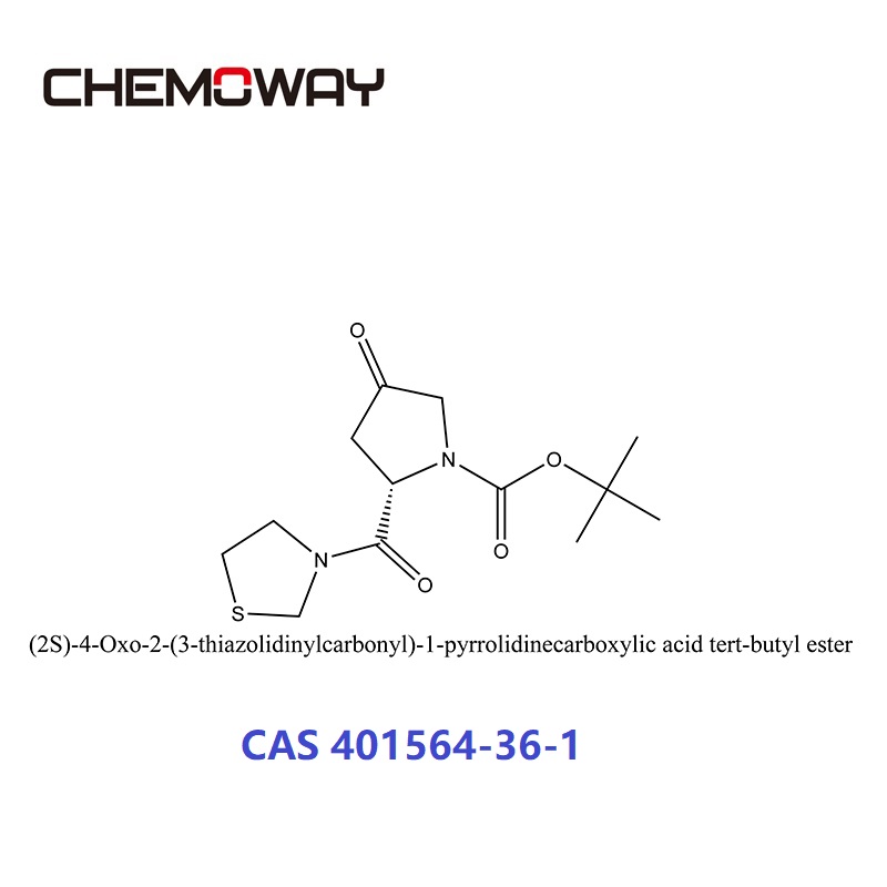 (2S)-4-Oxo-2-(3-thiazolidinylcarbonyl)-1-pyrrolidinecarboxylic acid tert-butyl ester(401564-36-1)