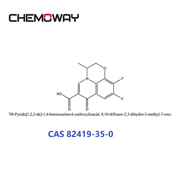 Ofloxacin Q-acid （82419-35-0）7H-Pyrido[1,2,3-de]-1,4-benzoxazine-6-carboxylicacid, 9,10-difluoro-2,3