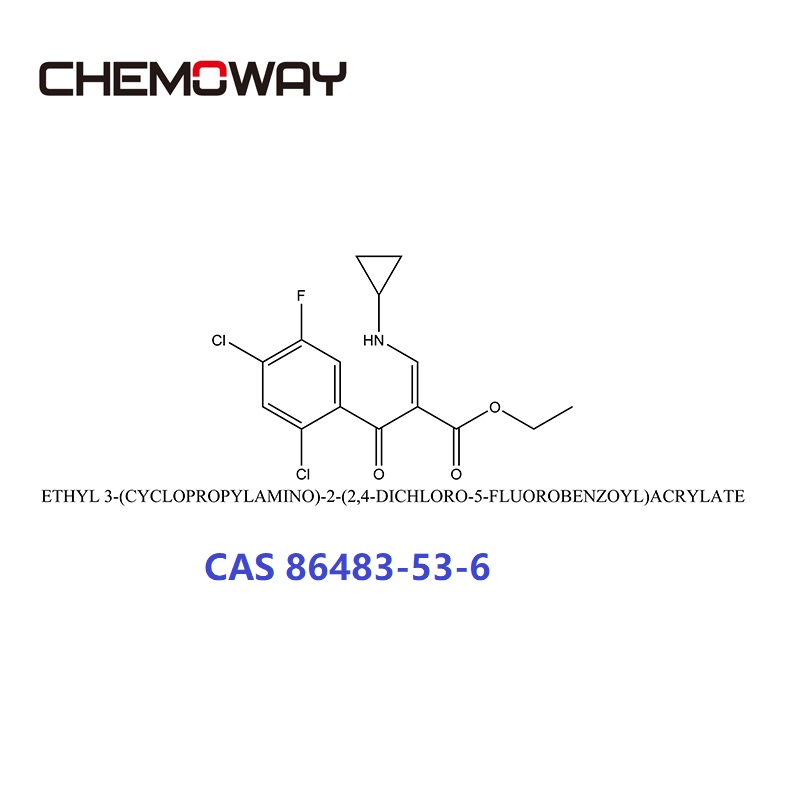 ETHYL 3-(CYCLOPROPYLAMINO)-2-(2,4-DICHLORO-5-FLUOROBENZOYL)ACRYLATE