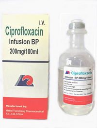 CIPROFLOXACIN LACTATE INFUSION 100ML200MG