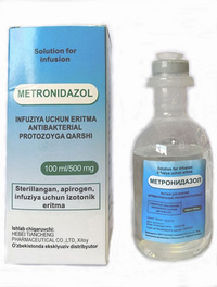 METRONIDAZOLE INFUSION 100ML500MG