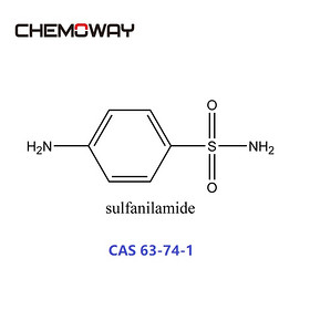 sulfanilamide(63-74-1)4-AMINOBENZENESULFONAMIDE, P-AMINOBENZESULFONYLAMINE,  P-ANILINESULFONAMIDE