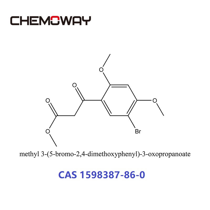 5-Bromo-2,4-dimethoxy-phenl)-3-oxo-propionic acid methyl ester(1598387-86-0)methyl 3-(5-bromo-2,4-di