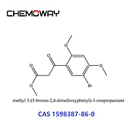 5-Bromo-2,4-dimethoxy-phenl)-3-oxo-propionic acid methyl ester(1598387-86-0)methyl 3-(5-bromo-2,4-di
