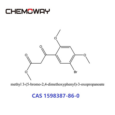 5-Bromo-2,4-dimethoxy-phenl)-3-oxo-propionic acid methyl ester(1598387-86-0)methyl 3-(5-bromo-2,4-di