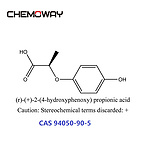 (r)-(+)-2-(4-hydroxyphenoxy) propionic acid(94050-90-5)D-HPPA