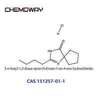 2-n-butyl-1,3-diaza-spiro (4,4) non-1-en-4-one hydrochloride (151257-01-1)
