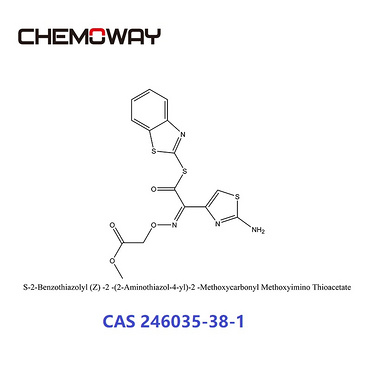 S-2-Benzothiazolyl (Z) -2 -(2-Aminothiazol-4-yl)-2 -Methoxycarbonyl Methoxyimino Thioacetate (246035