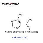 3-Amino-4-pyrazole carboxamide hemisulfate(27511-79-1)3-amino-2H-pyrazole-4-carboxamide