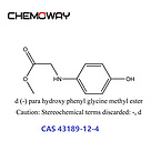 d (-) para hydroxy phenyl glycine methyl ester(43189-12-4)