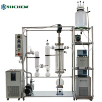High evaporation rate thin wiped film evaporator solvent distillation machine