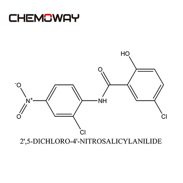 niclosamide（50-65-7）2',5-DICHLORO-4'-NITROSALICYLANILIDE
