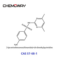 sulfadimidine（57-68-1）2-(p-aminobenzenesulfonamido)-4,6-dimethylpyrimidine