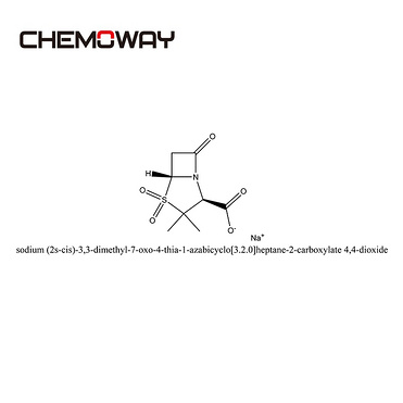 sulbactam sodium（69388-84-7）sodium (2s-cis)-3,3-dimethyl-7-oxo-4-thia-1-azabicyclo[3.2.0]heptane-2-c