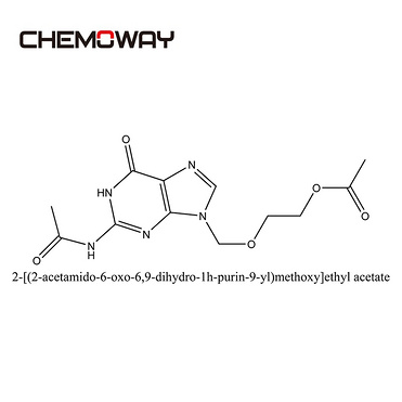 diacetyl acyclovir（75128-73-3）2-[(2-acetamido-6-oxo-6,9-dihydro-1h-purin-9-yl)methoxy]ethyl acetate