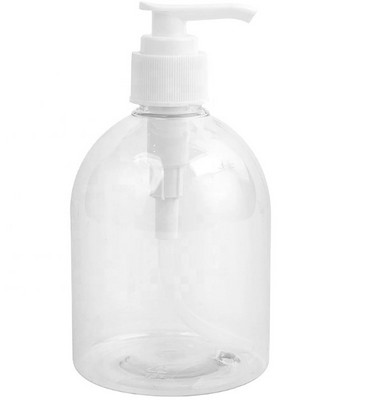 plastic bottle with pump