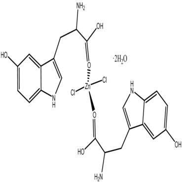 [Zn(L-5-HTP)2Cl2]2H2O Coordination compounds of Zinc(ll) with L-5-hydroxytryptophan , C22H28N4O8Cl2Z