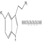 3-(2-aminoethy)1h-indol-5-ol hexanedioic acid ,CAS : 13425-34-8