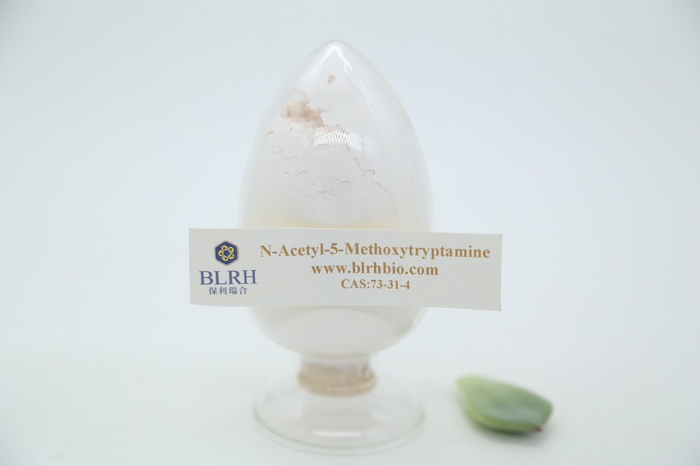 Melatonin , N-Acetyl -5-Methoxytryptamine ,CAS : 73-31-4  
