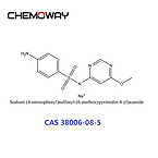 SULFAMONOMETHOXINE SODIUM（38006-08-5）Sodium (4-aminophenyl)sulfonyl-(6-methoxypyrimidin-4-yl)azanide