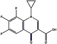 Trifluoroquinolone carboxylic acid