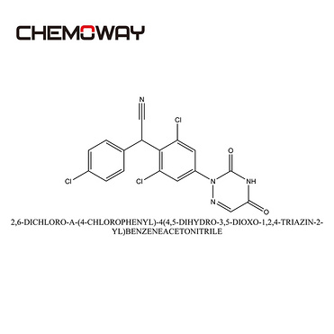 diclazuril（101831-37-2）2,6-DICHLORO-A-(4-CHLOROPHENYL)-4(4,5-DIHYDRO-3,5-DIOXO-1,2,4-TRIAZIN-2-YL)BE