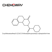 Praziquantel（55268-74-1）2-cyclohexanecarbonyl-1,2,3,6,7,11b-hexahydro-pyrazino[2,1-a]isoquinolin-4-o